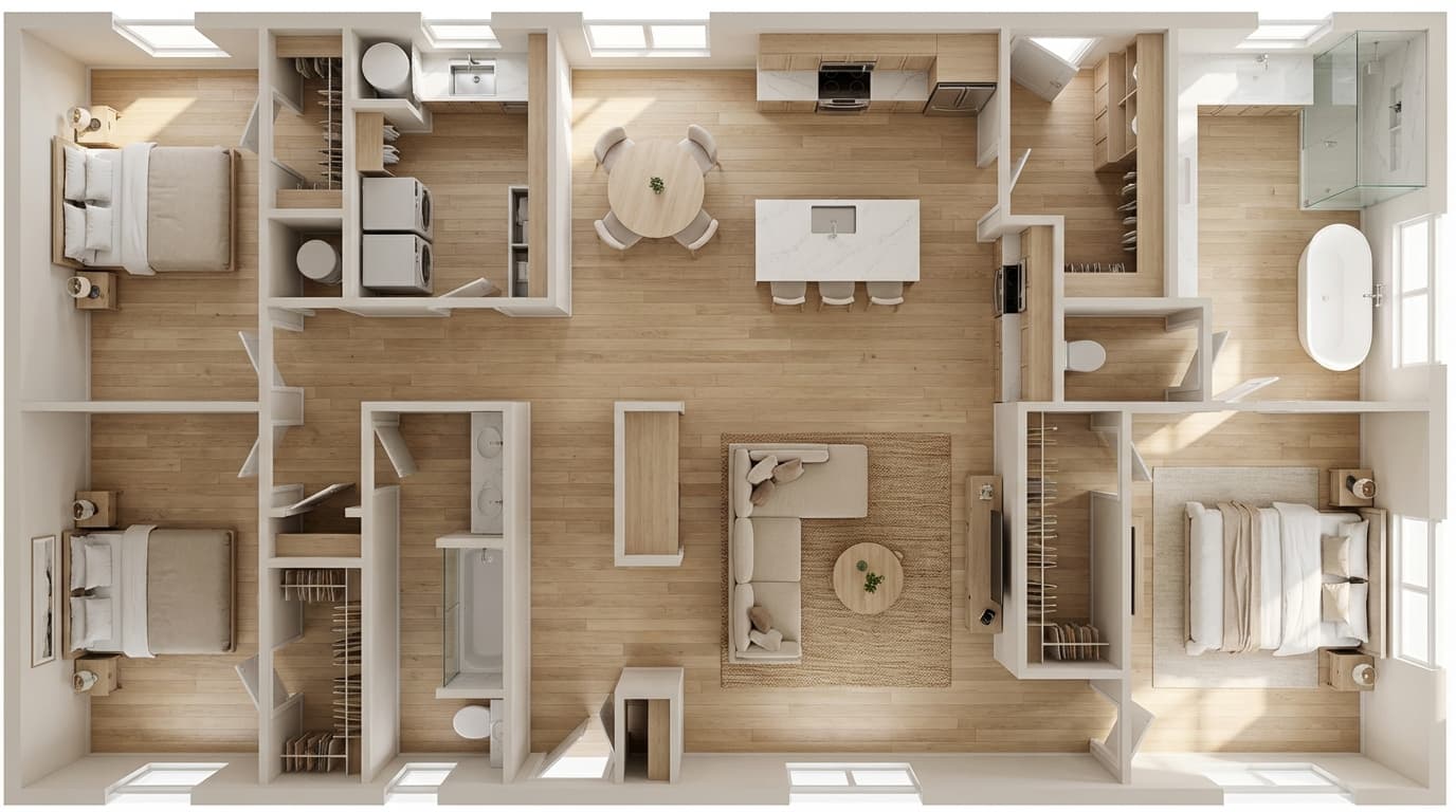 Lucky Ranch Trail manufactured home model rendering