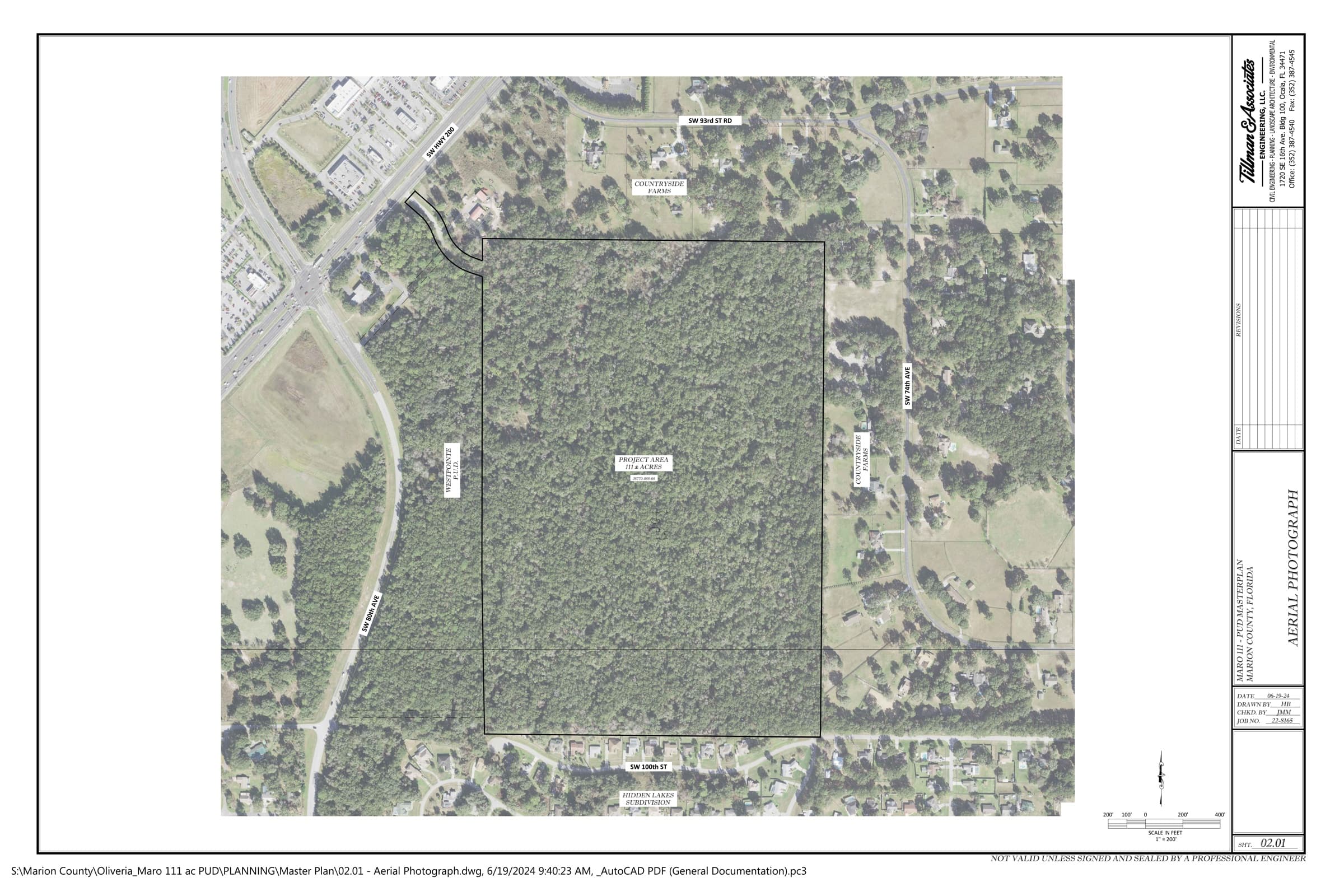 SW Highway 200 aerial — 111 acres